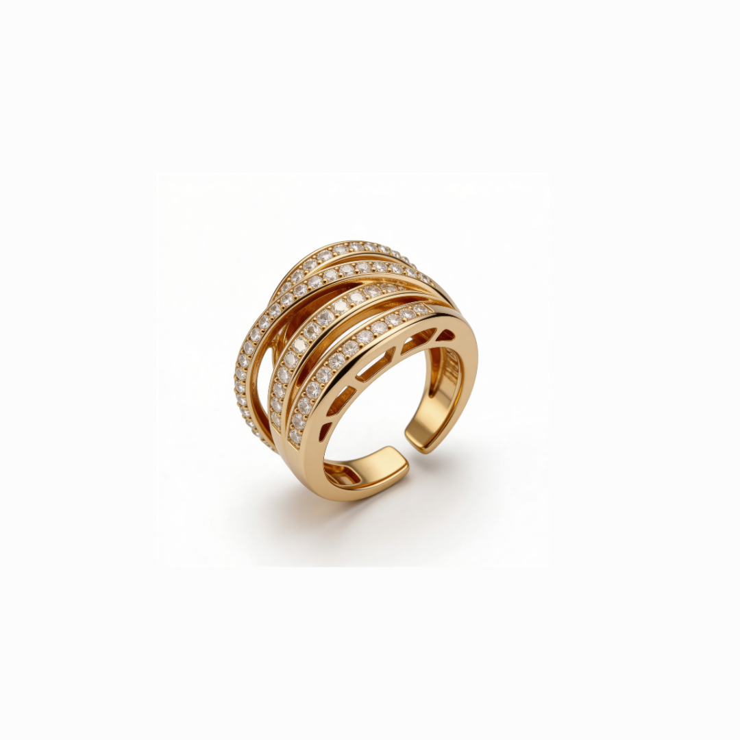 ANELLO GOLDEN FRAME MULTISTRATO